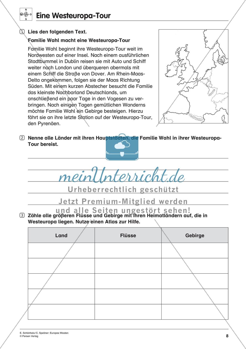 Inklusionsmaterial: Europas Westen Preview 10