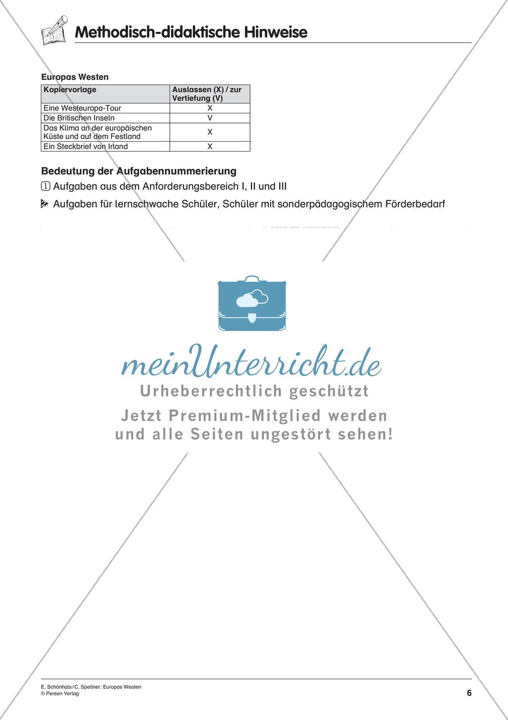 Inklusionsmaterial: Europas Westen Preview 8