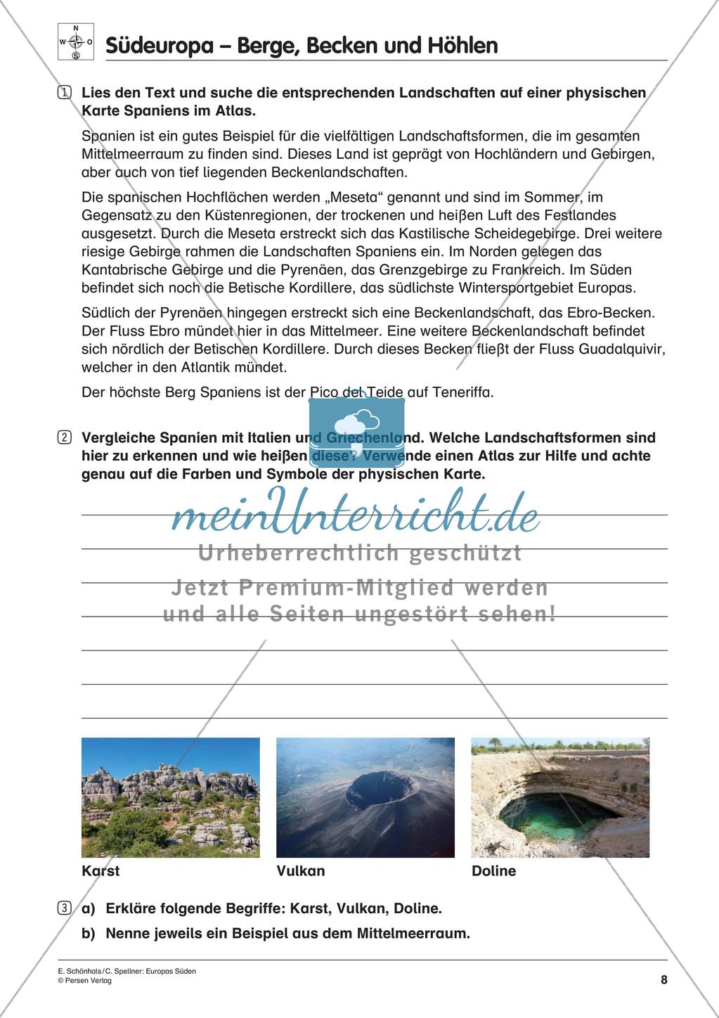 Inklusionsmaterial: Europas Süden Preview 10