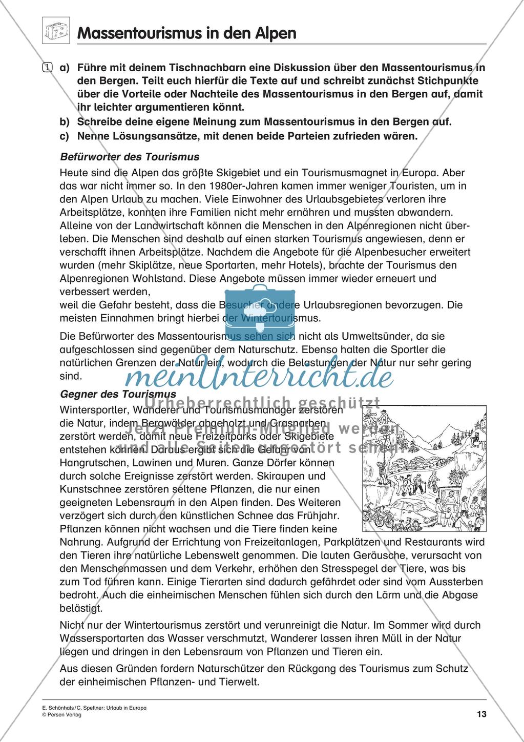 Inklusionsmaterial: Urlaub in Europa Preview 15