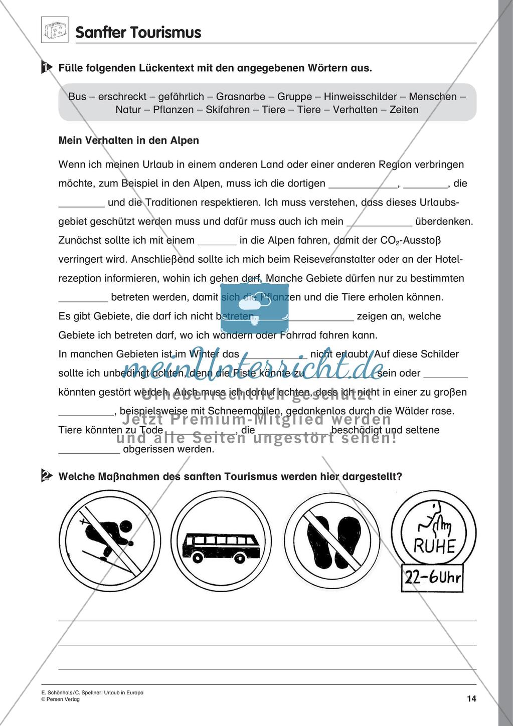 Inklusionsmaterial: Urlaub in Europa Preview 16