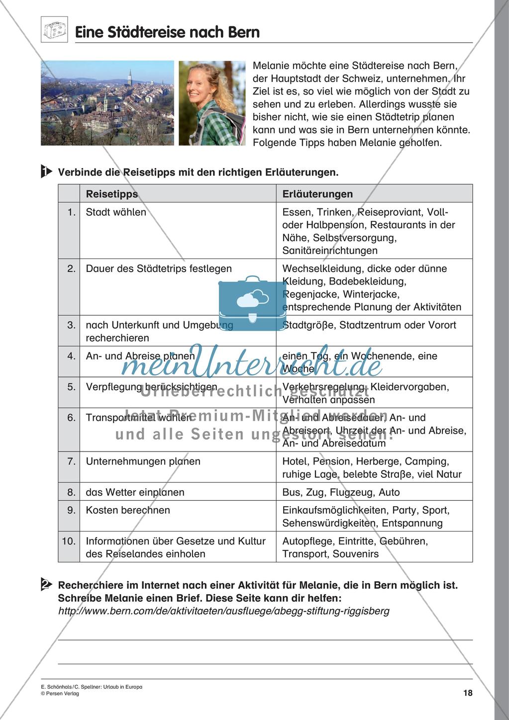 Inklusionsmaterial: Urlaub in Europa Preview 20