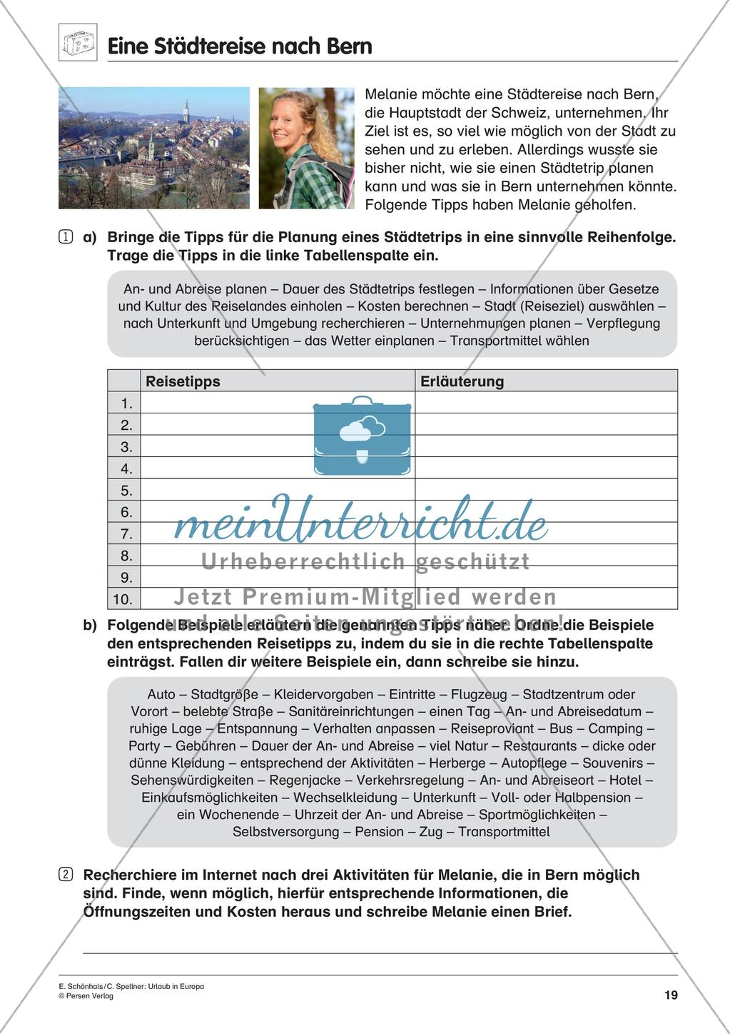 Inklusionsmaterial: Urlaub in Europa Preview 21