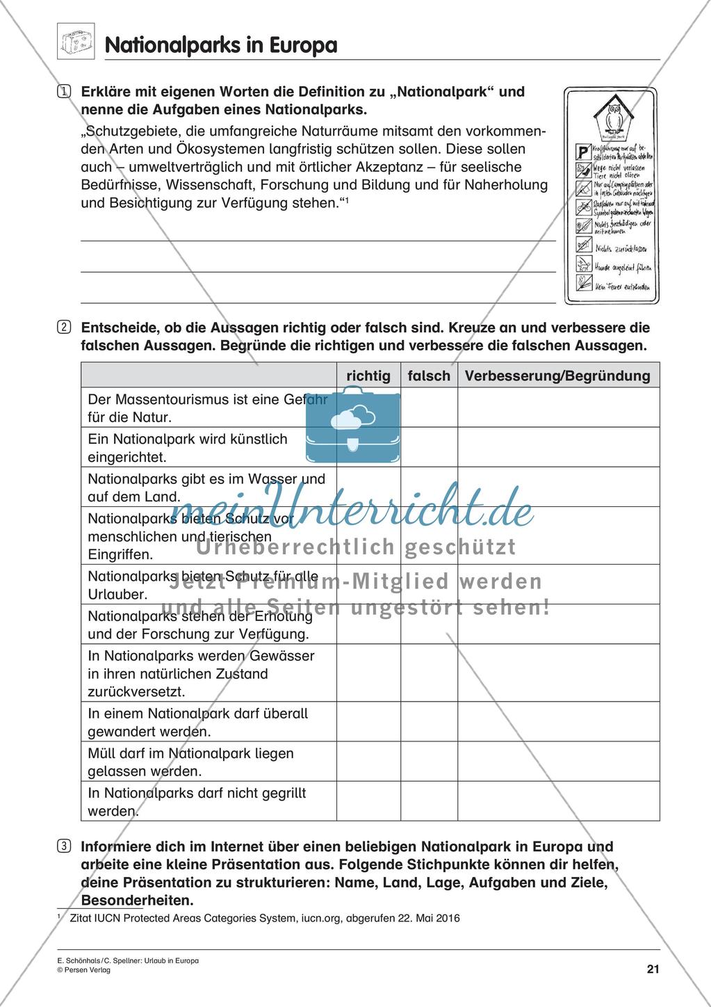 Inklusionsmaterial: Urlaub in Europa Preview 23