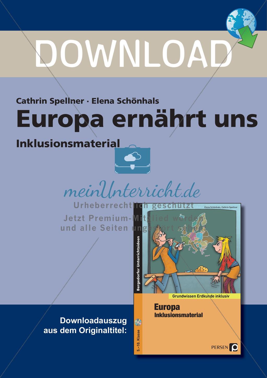 Inklusionsmaterial: Europa ernährt uns Preview 1