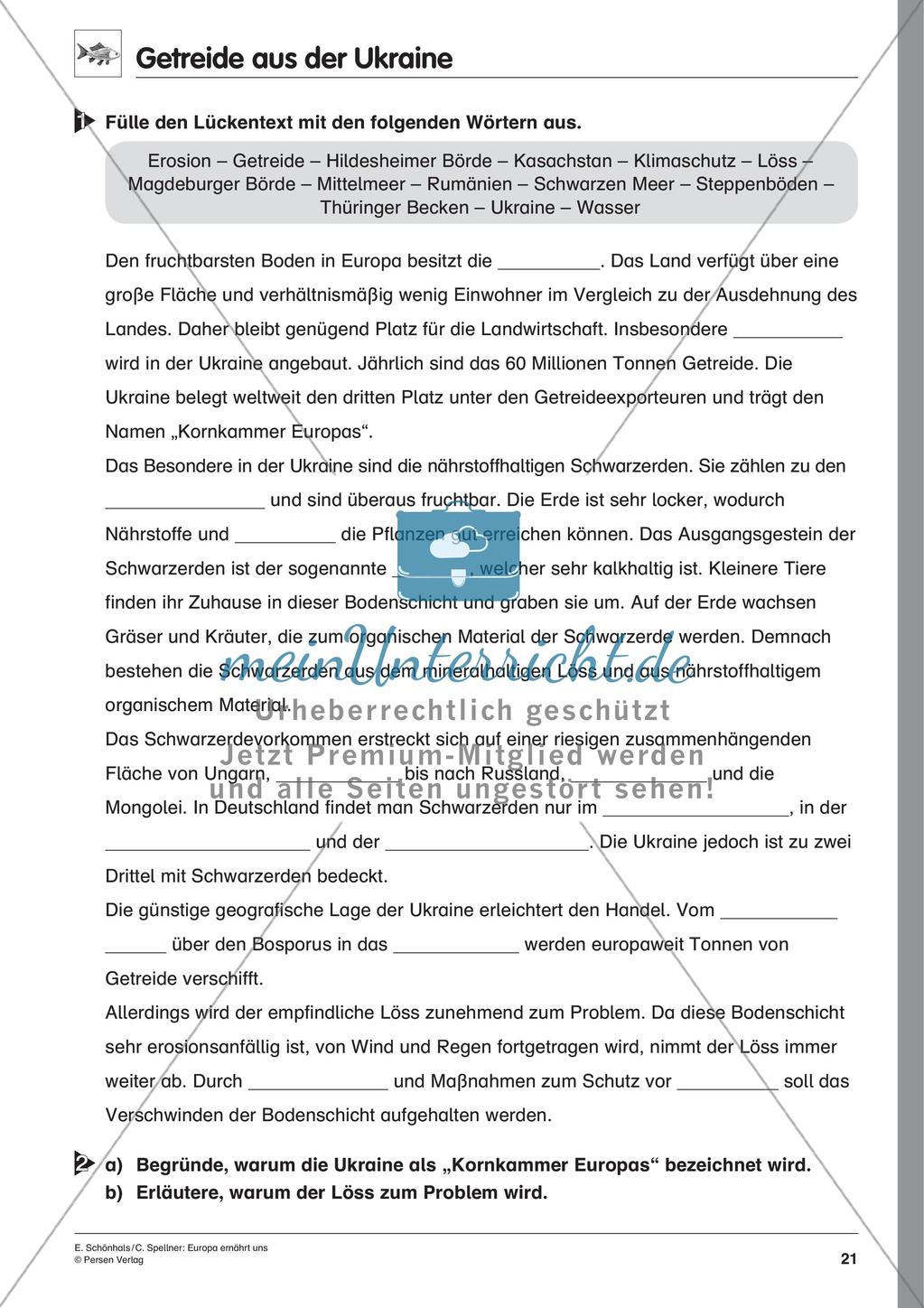 Inklusionsmaterial: Europa ernährt uns Preview 23