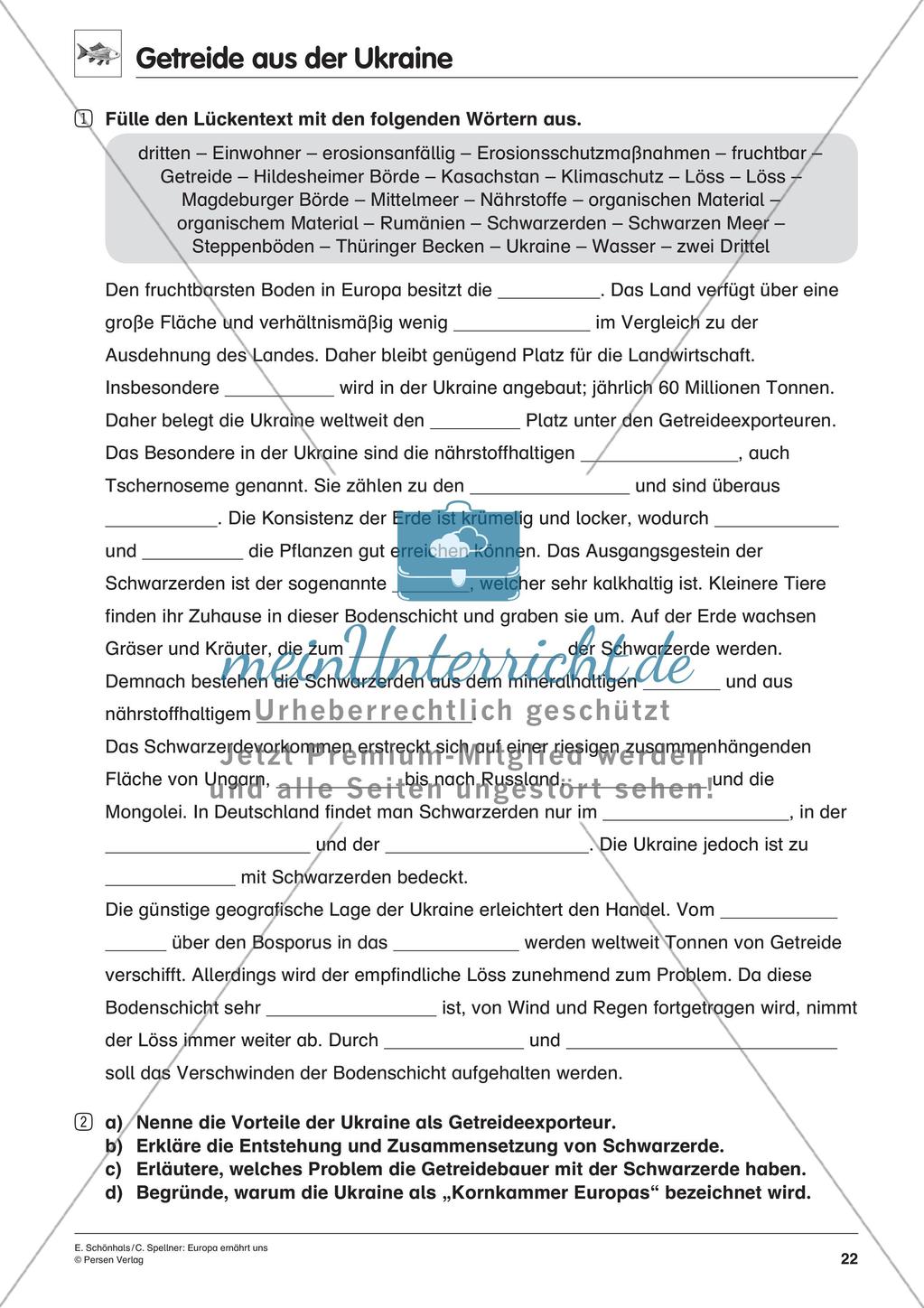 Inklusionsmaterial: Europa ernährt uns Preview 24