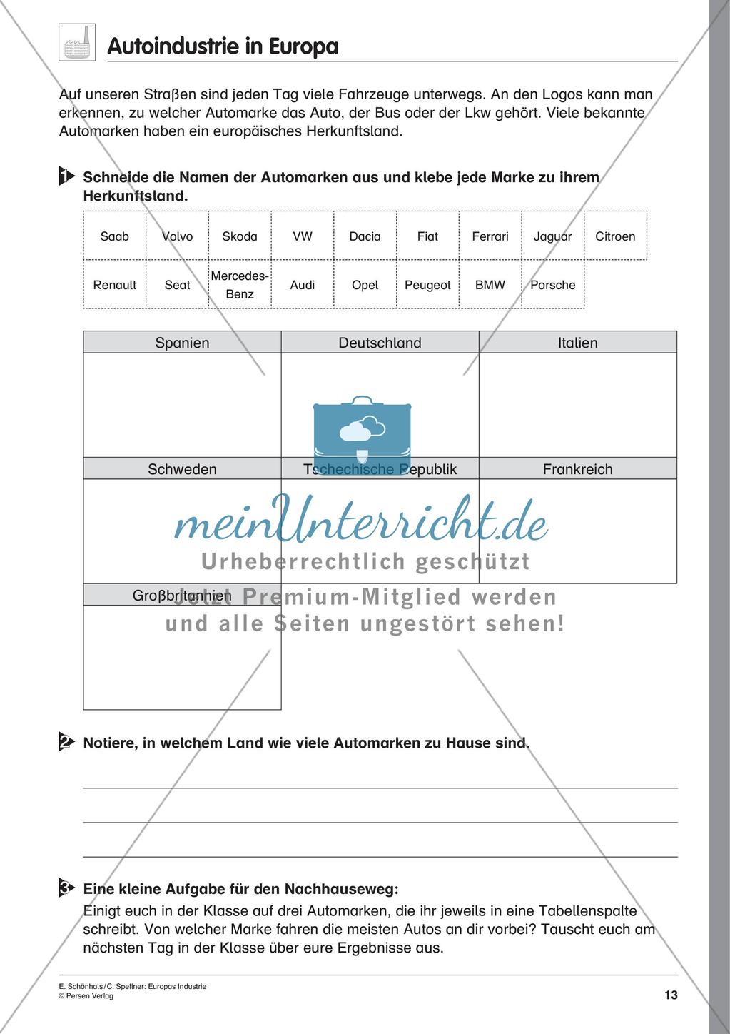 Inklusionsmaterial: Europas Industrie Preview 15