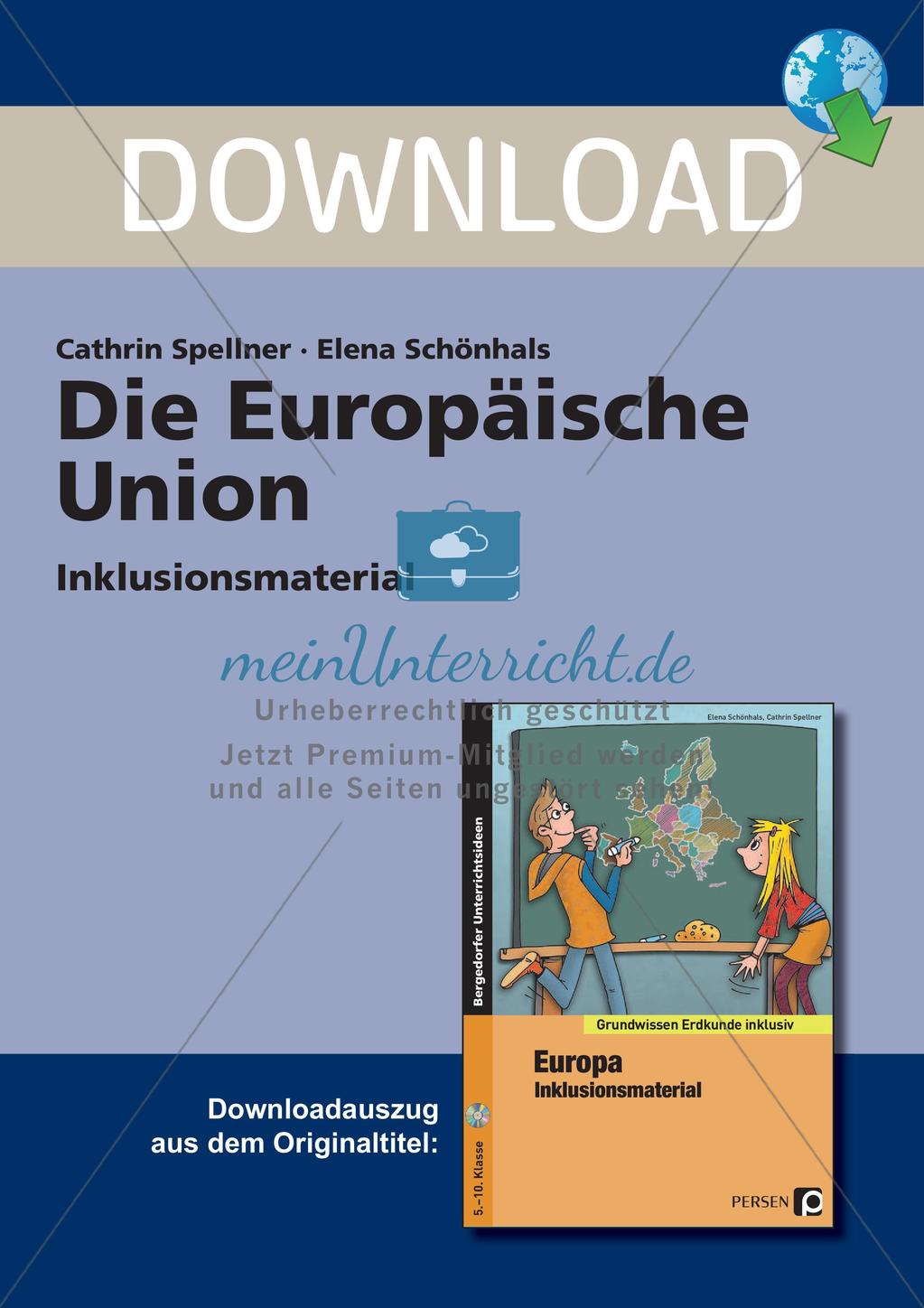 Inklusionsmaterial: Die Europäische Union Preview 1