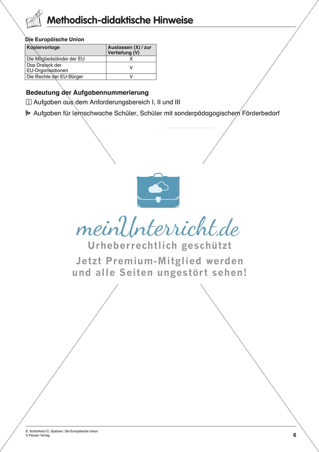 Inklusionsmaterial: Die Europäische Union Preview 8