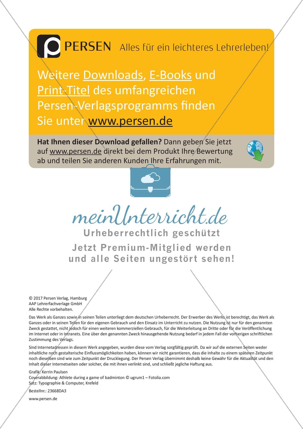 Rückschlagspiele: Spielgegenstände zielgerichtet mit einem Schläger schlagen Preview 27