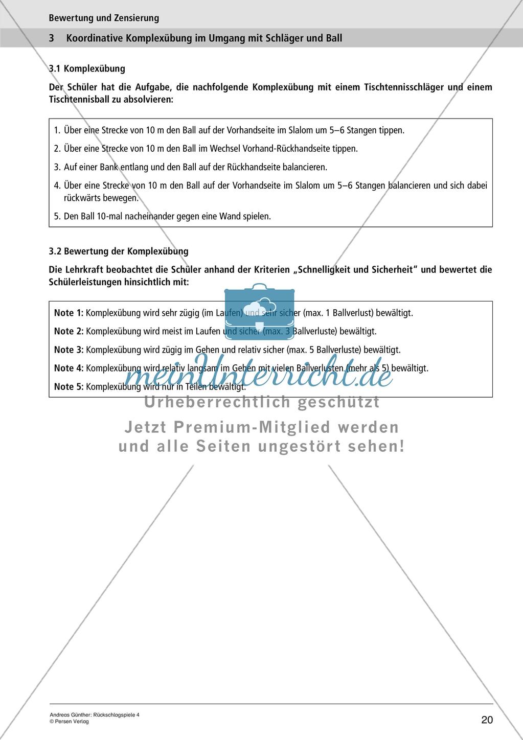 Rückschlagspiele: Kooperatives Spielen mit einem Partner Preview 22