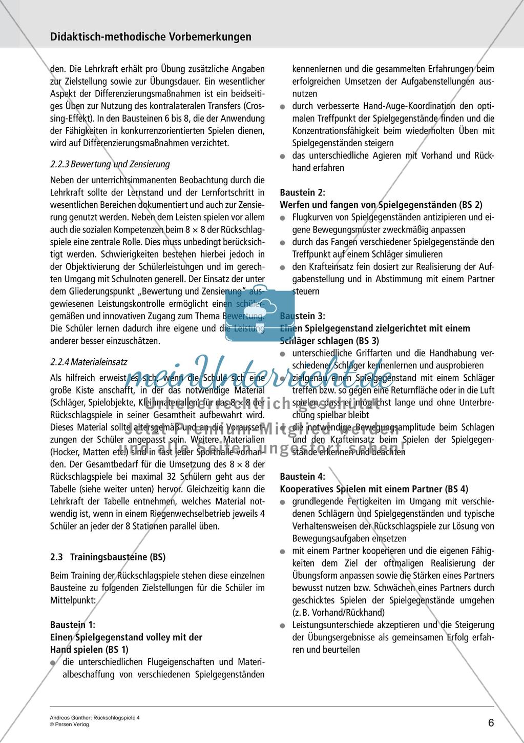Rückschlagspiele: Kooperatives Spielen mit einem Partner Preview 8