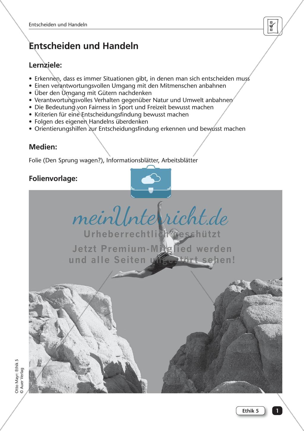 Ethik: Entscheiden und Handeln Preview 3