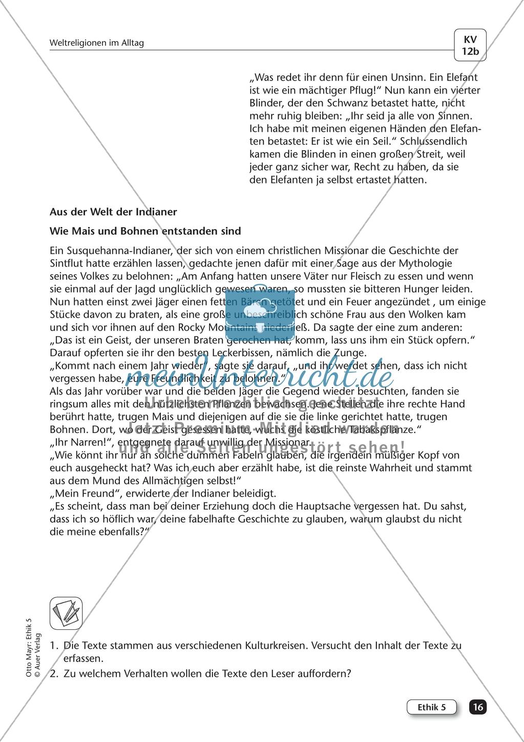 Ethik: Weltreligionen im Alltag Preview 18