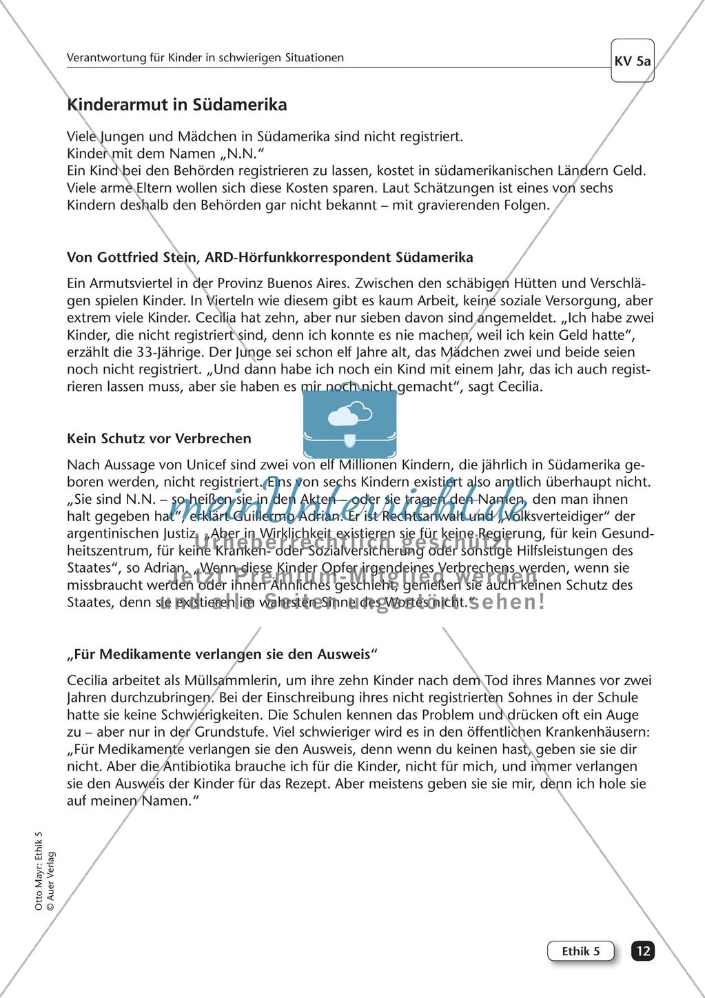 Ethik: Kinder in schwierigen Situationen Preview 14