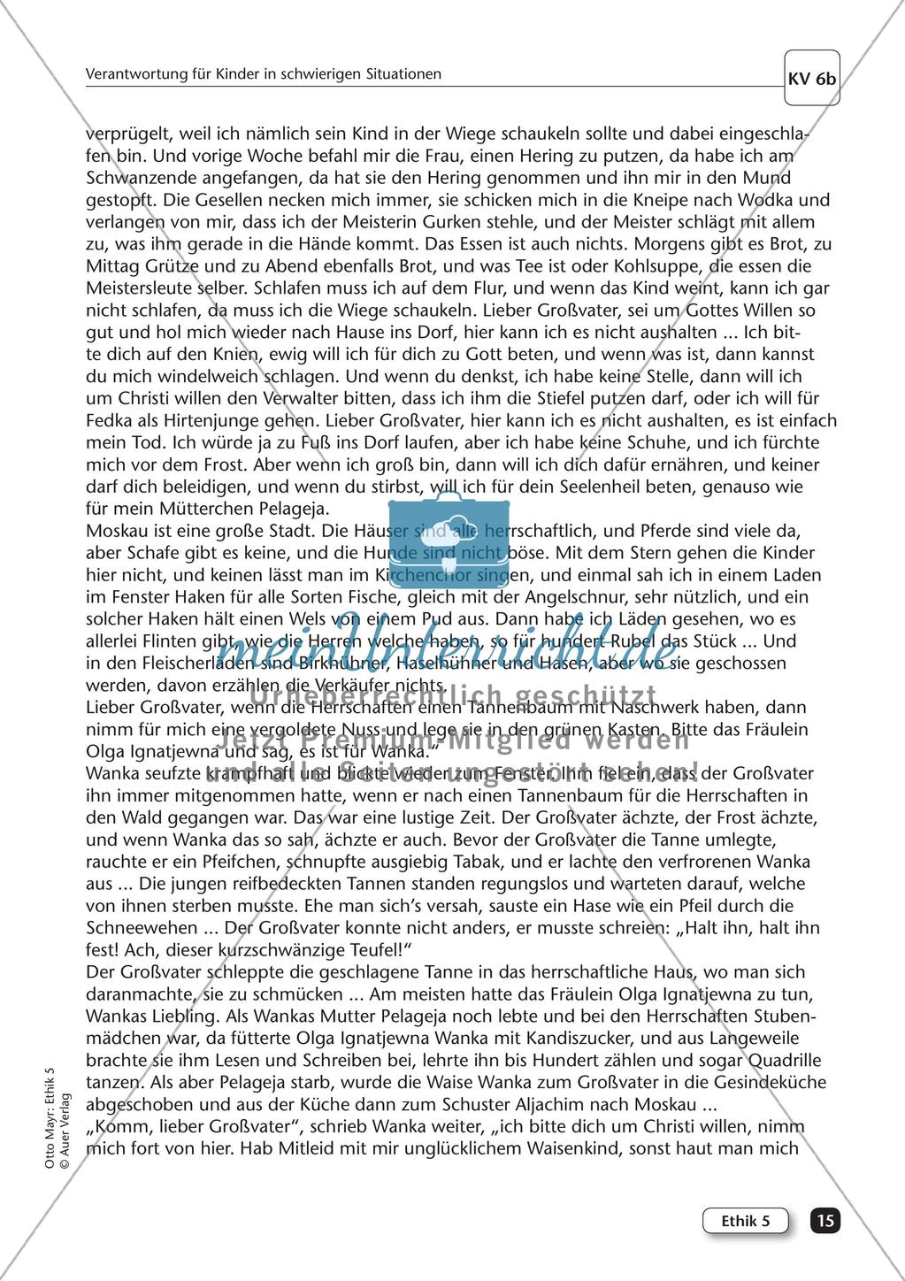 Ethik: Kinder in schwierigen Situationen Preview 17