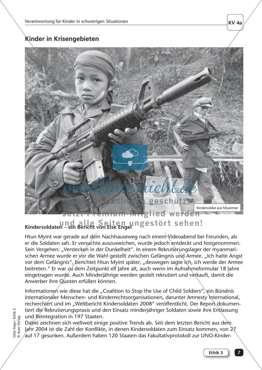 Ethik: Kinder in schwierigen Situationen Preview 9