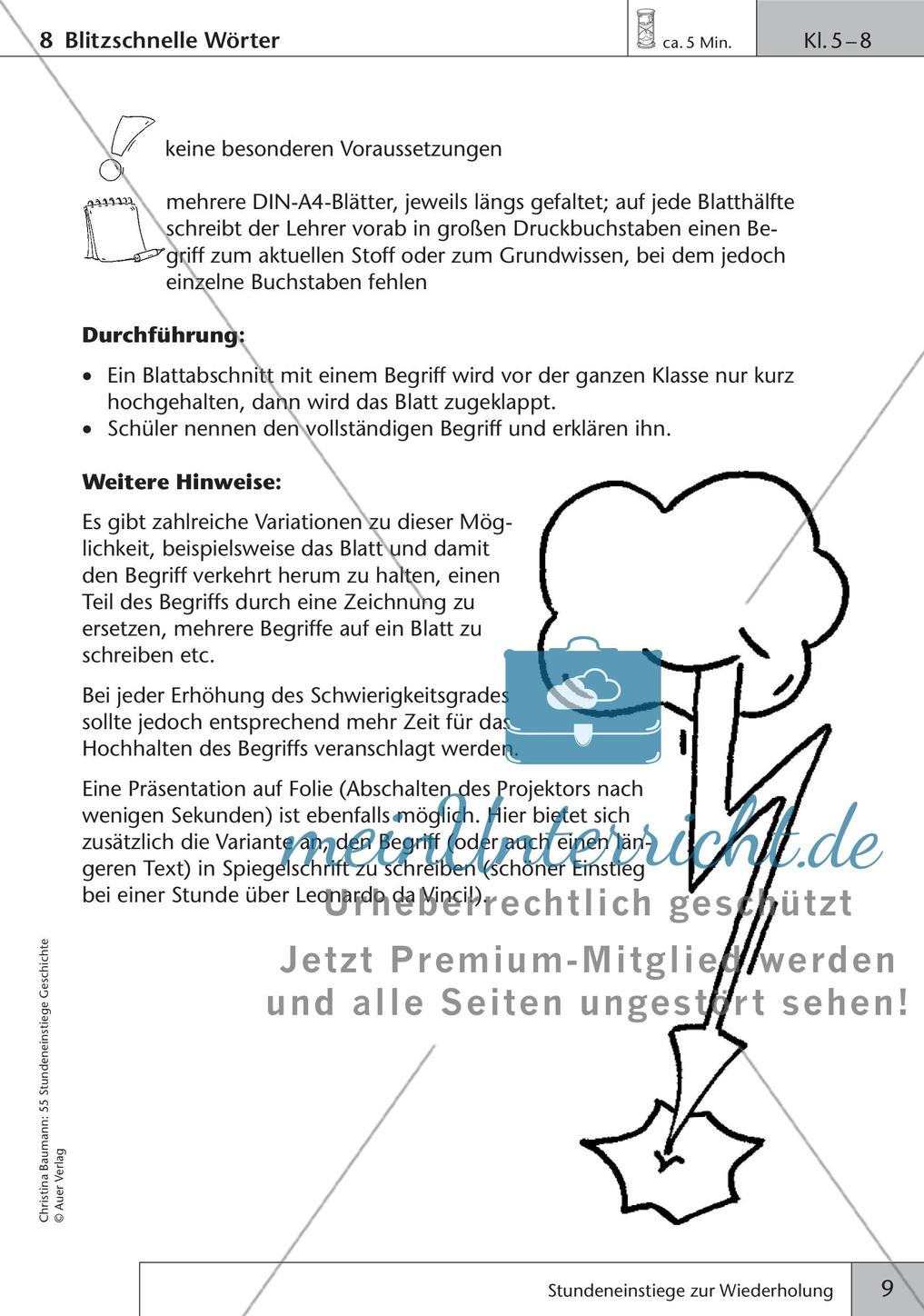 Stundeneinstiege zur Wiederholung Preview 11