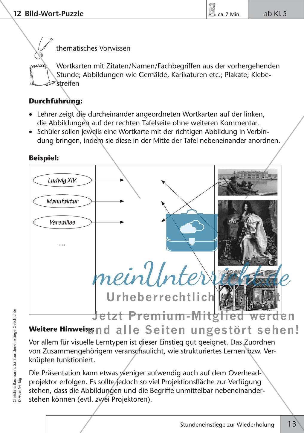 Stundeneinstiege zur Wiederholung Preview 15