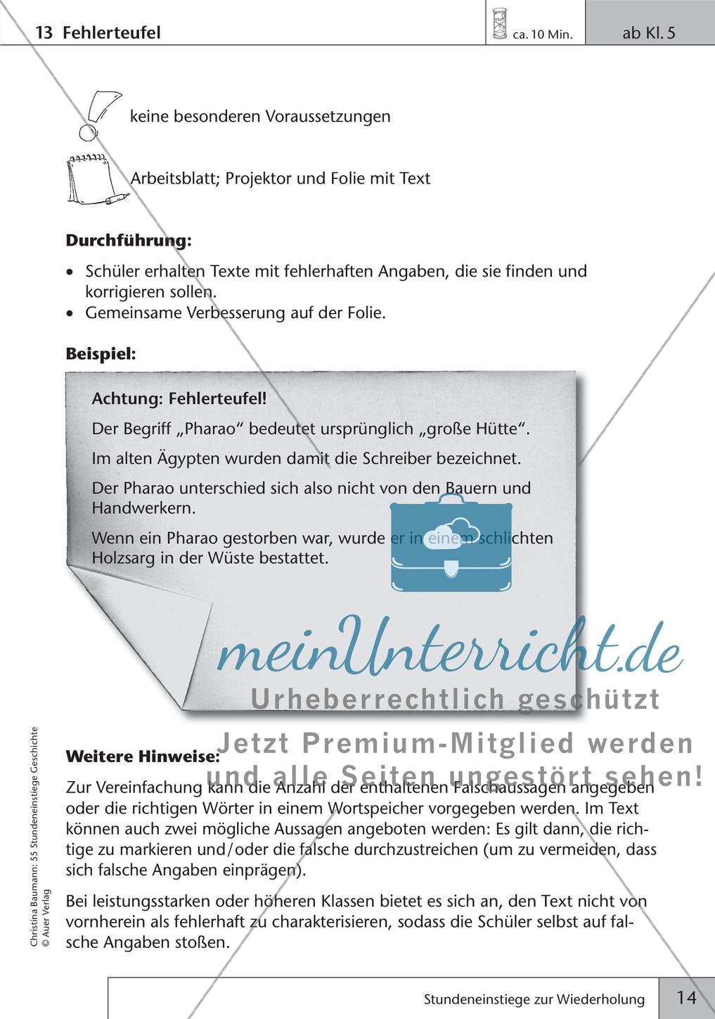 Stundeneinstiege zur Wiederholung Preview 16