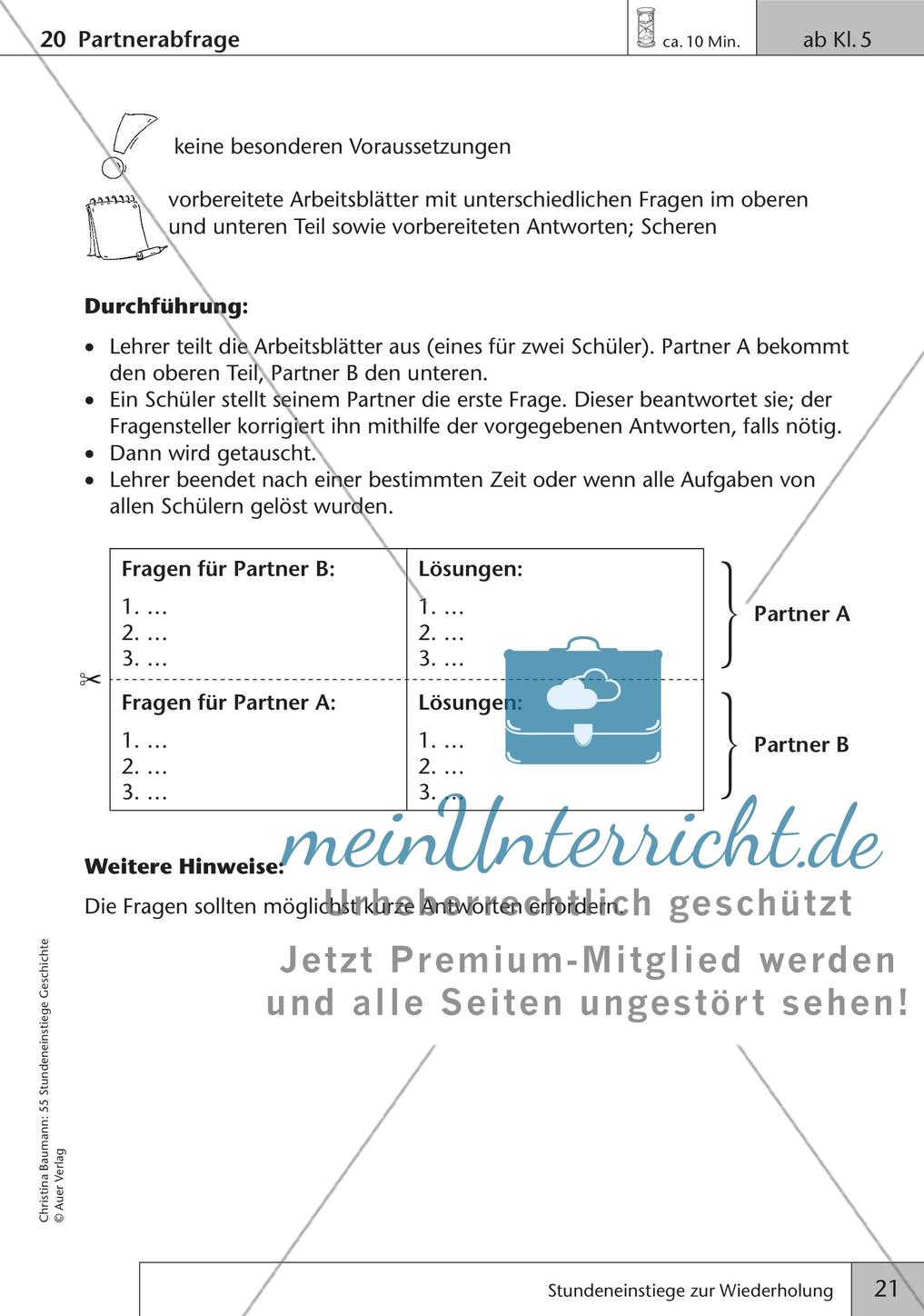Stundeneinstiege zur Wiederholung Preview 23