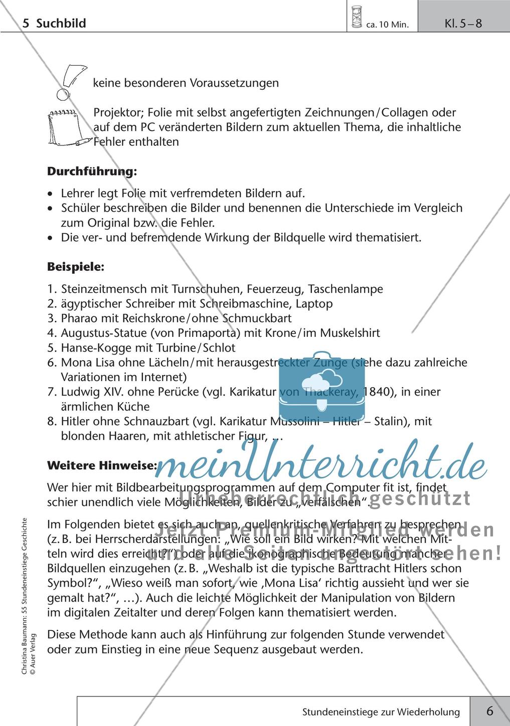 Stundeneinstiege zur Wiederholung Preview 8
