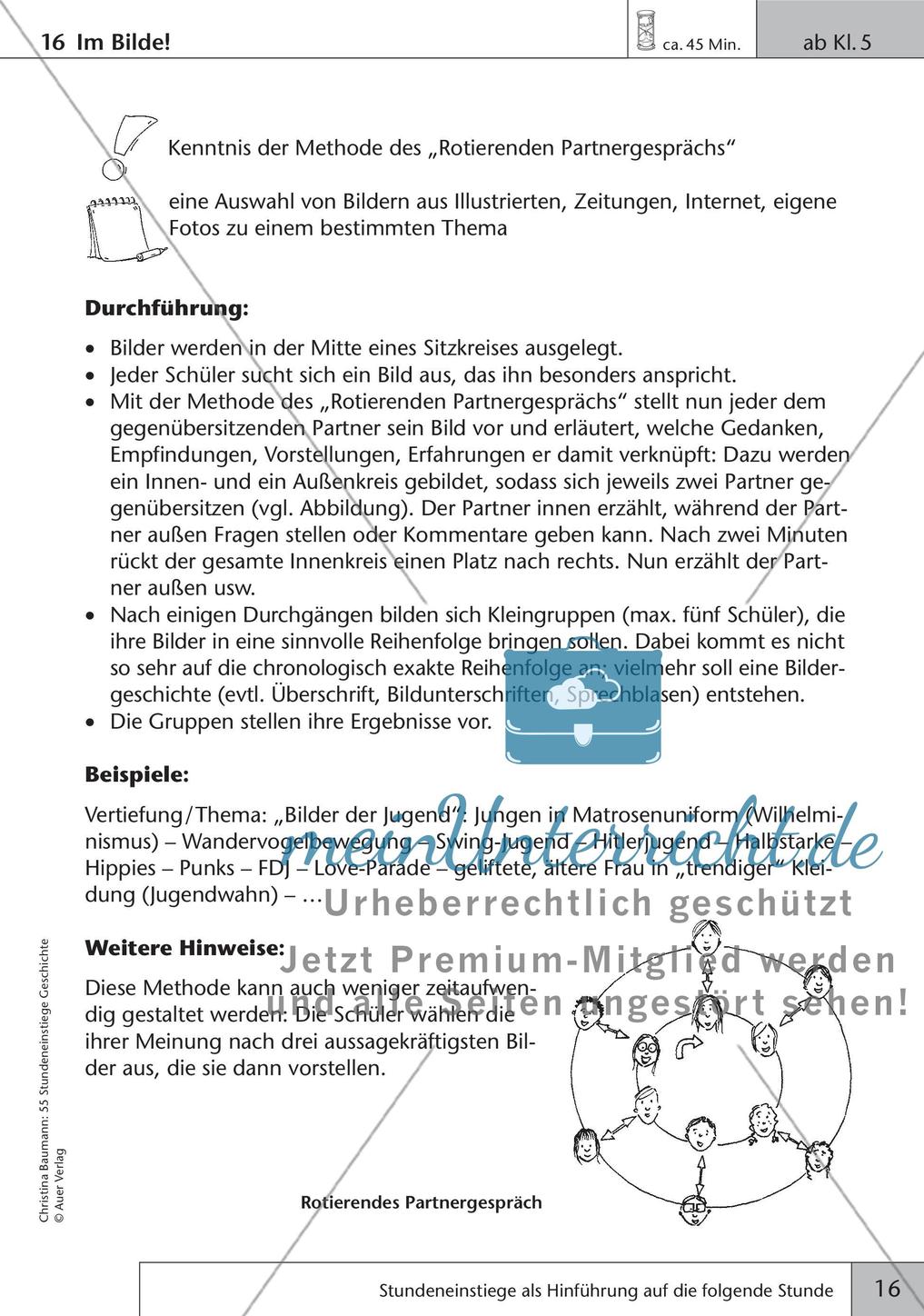 Stundeneinstiege: Hinführung auf die folgende Stunde Preview 18