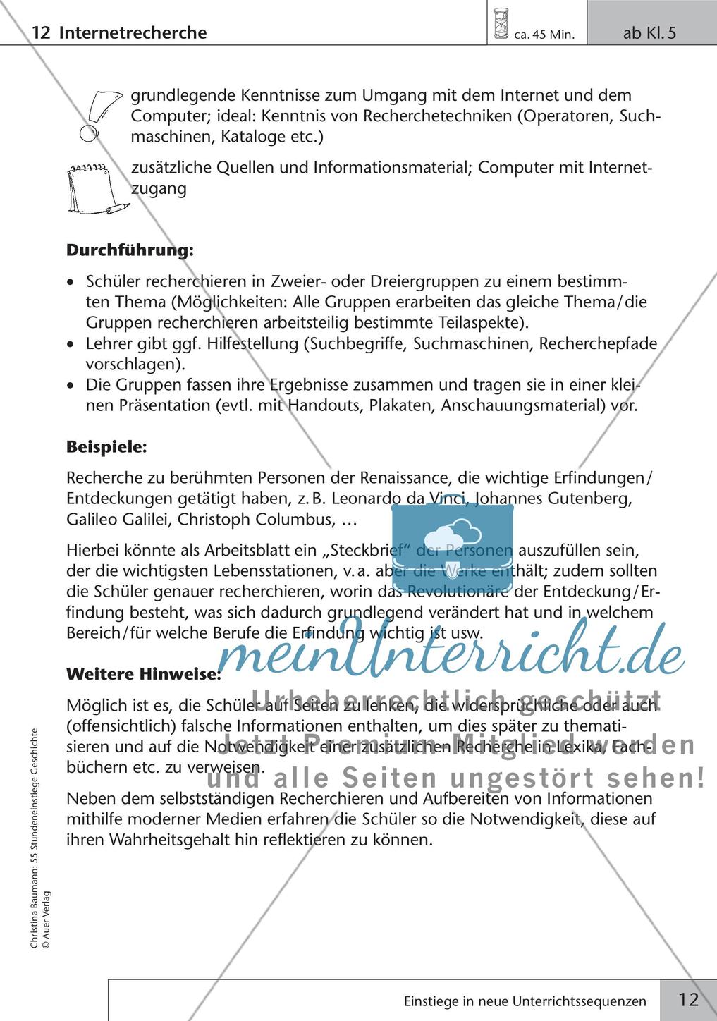 Stundeneinstiege: Neue Unterrichtssequenzen Preview 14