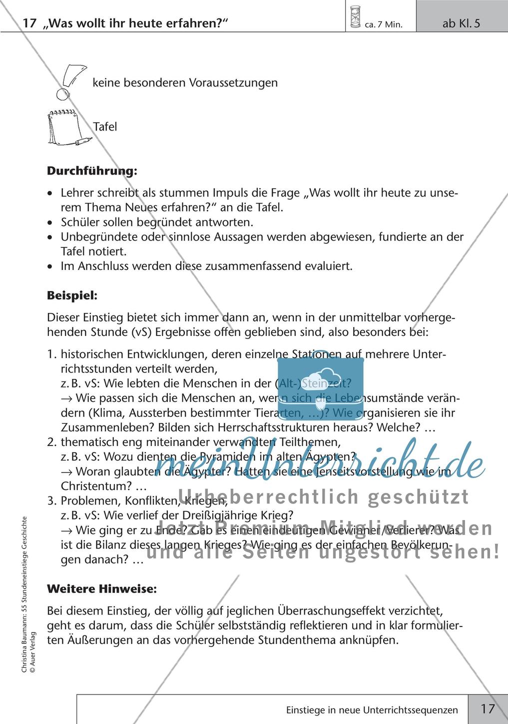 Stundeneinstiege: Neue Unterrichtssequenzen Preview 19