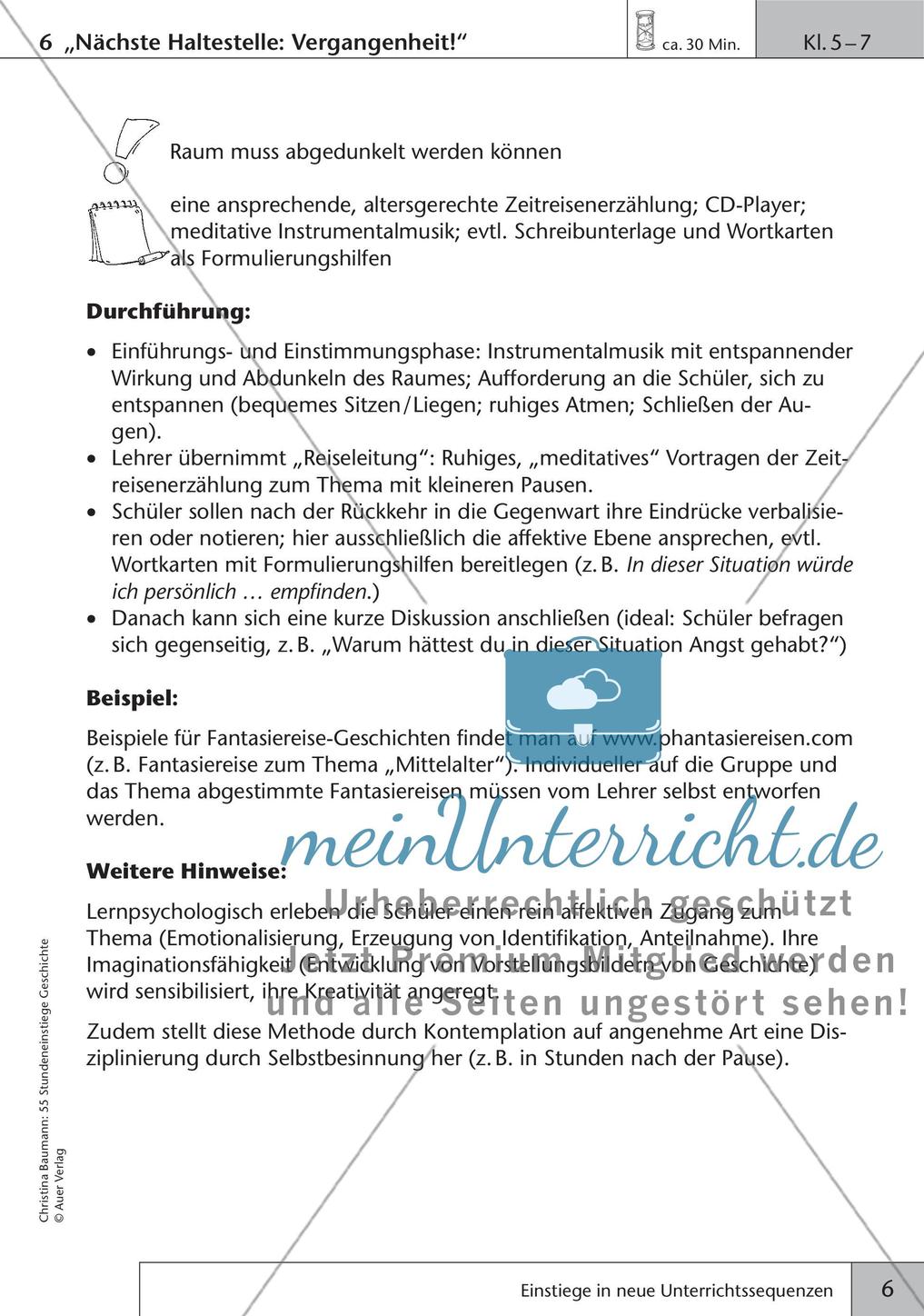Stundeneinstiege: Neue Unterrichtssequenzen Preview 8