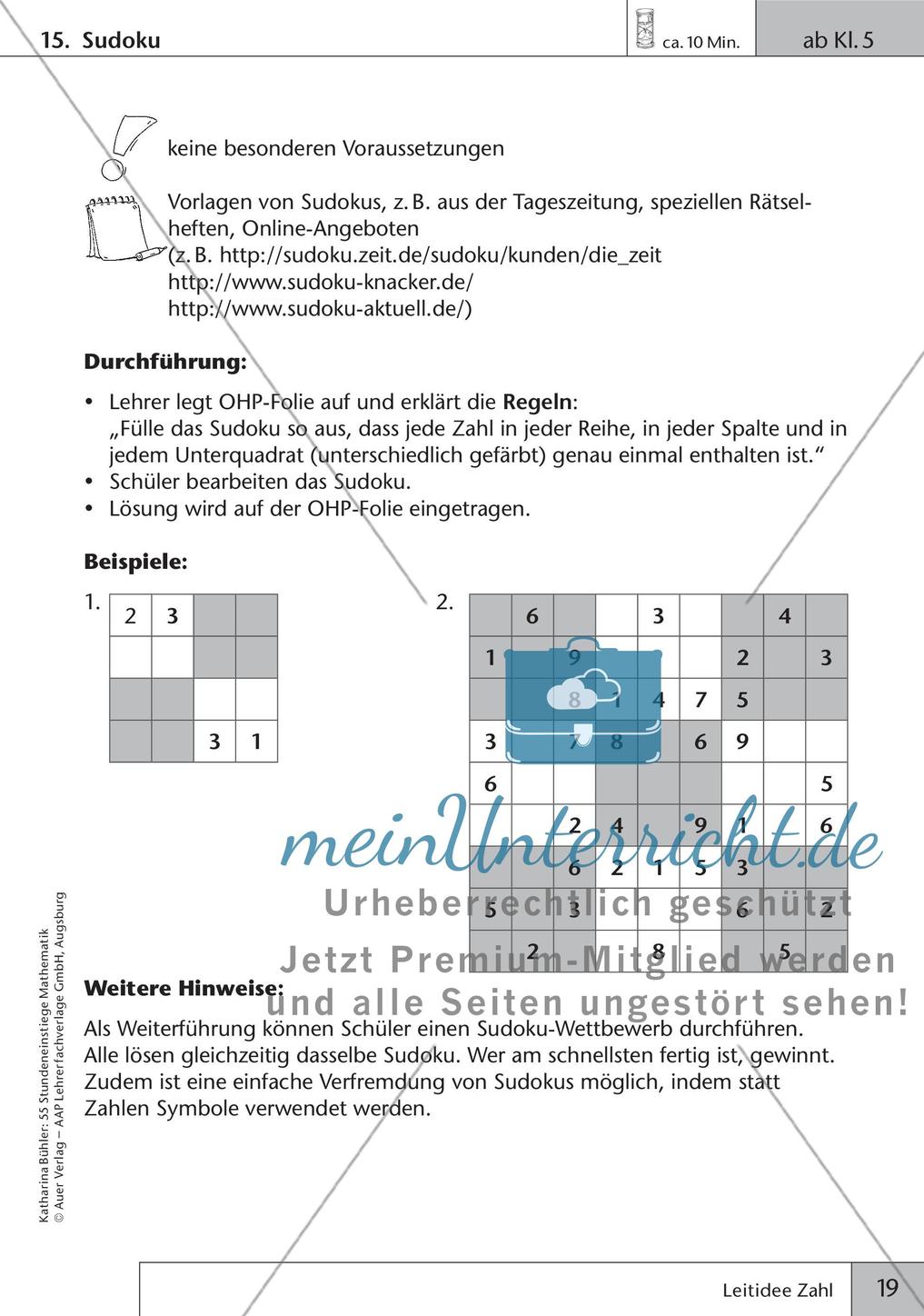 Stundeneinstiege: Leitidee Zahl Preview 21