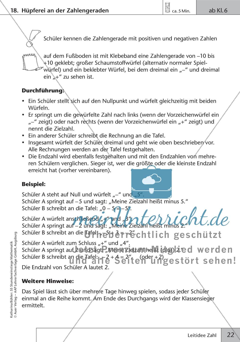 Stundeneinstiege: Leitidee Zahl Preview 24