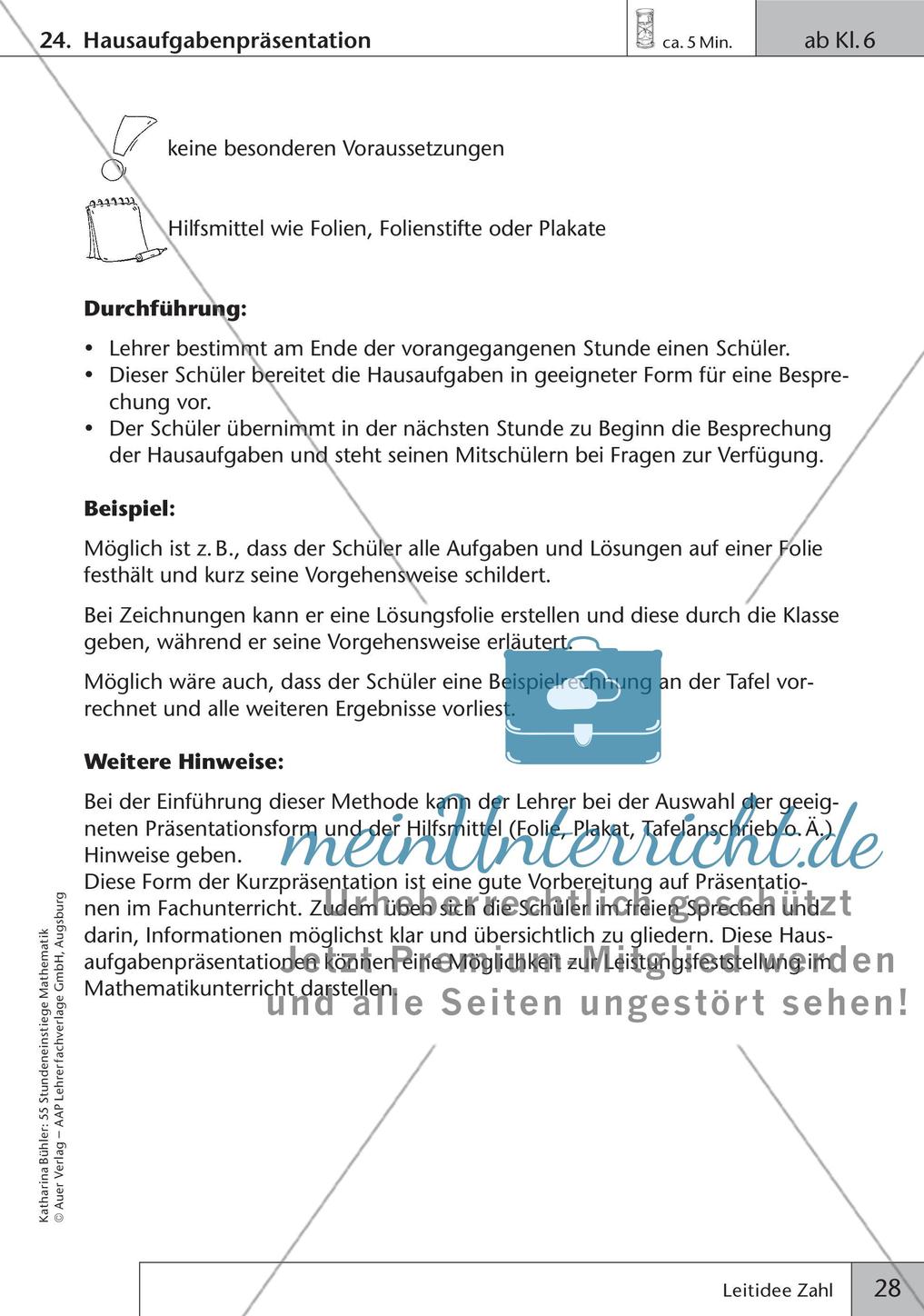 Stundeneinstiege: Leitidee Zahl Preview 30