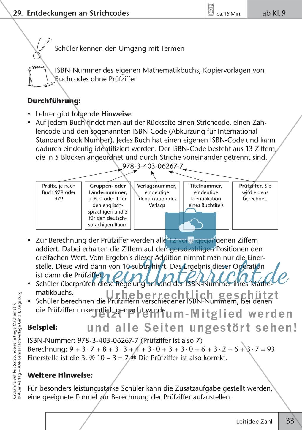Stundeneinstiege: Leitidee Zahl Preview 35