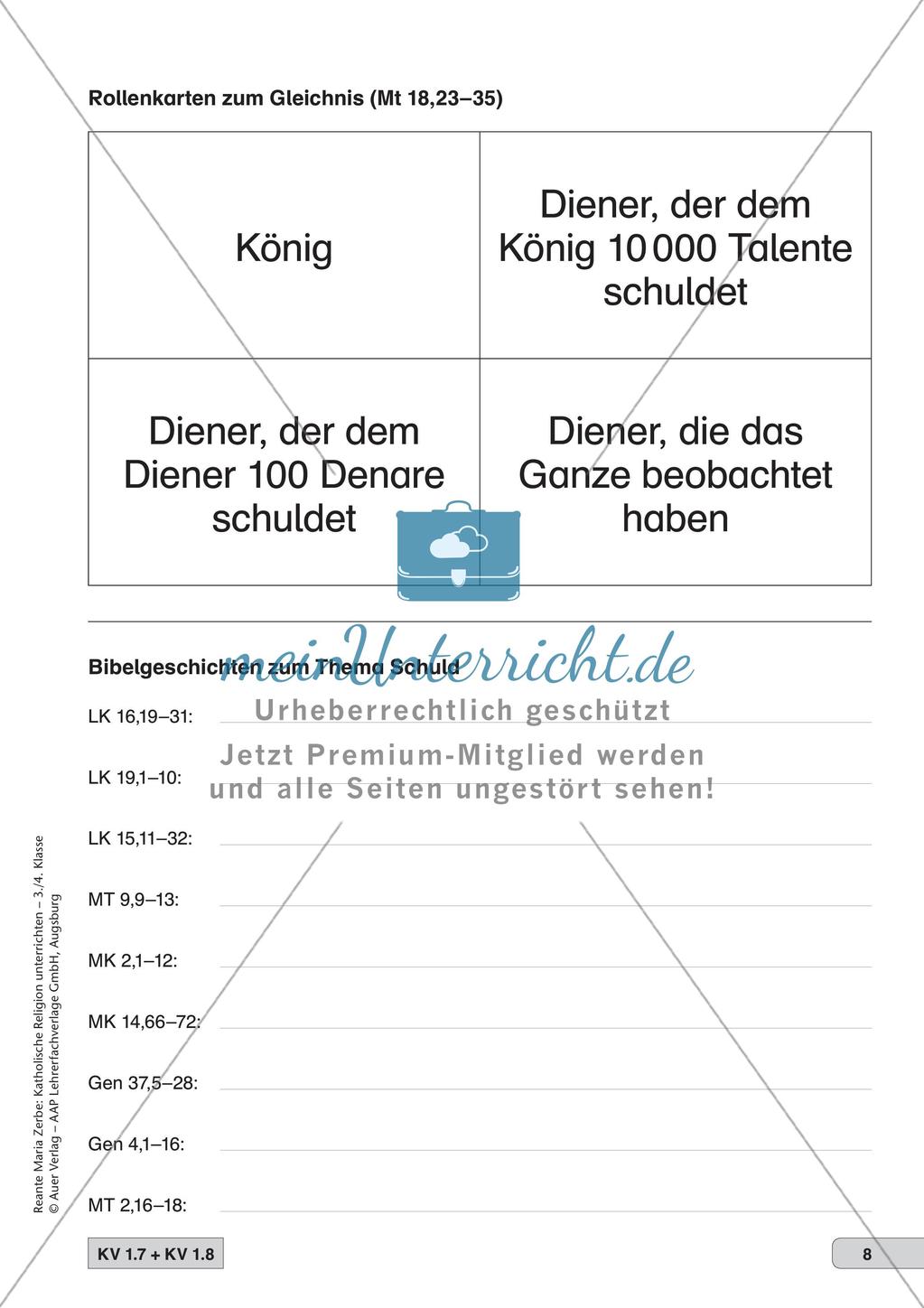 Kath. Religion: Schuld und Vergebung Preview 10