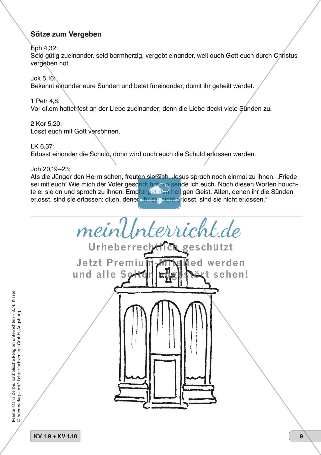 Kath. Religion: Schuld und Vergebung Preview 11