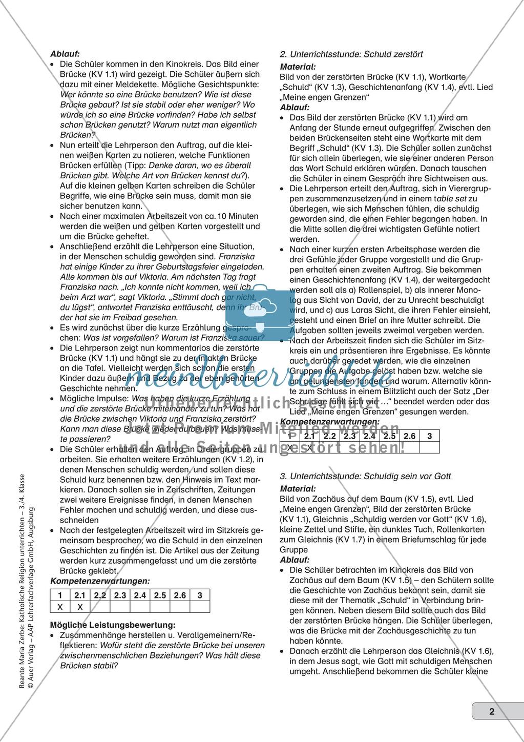 Kath. Religion: Schuld und Vergebung Preview 4