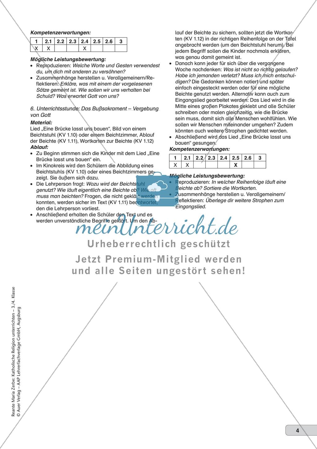 Kath. Religion: Schuld und Vergebung Preview 6