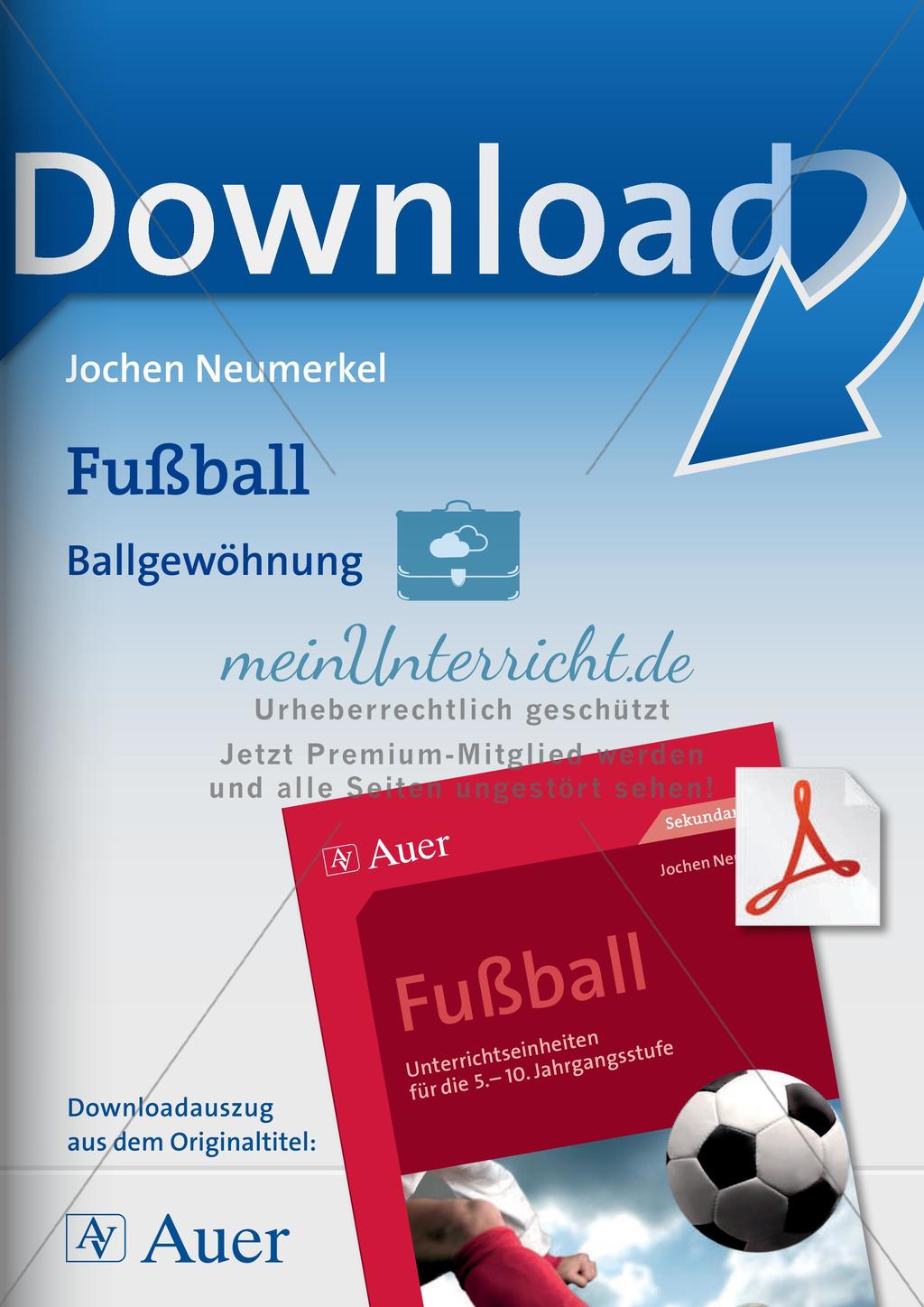 Fußball: Ballgewöhnung Preview 1