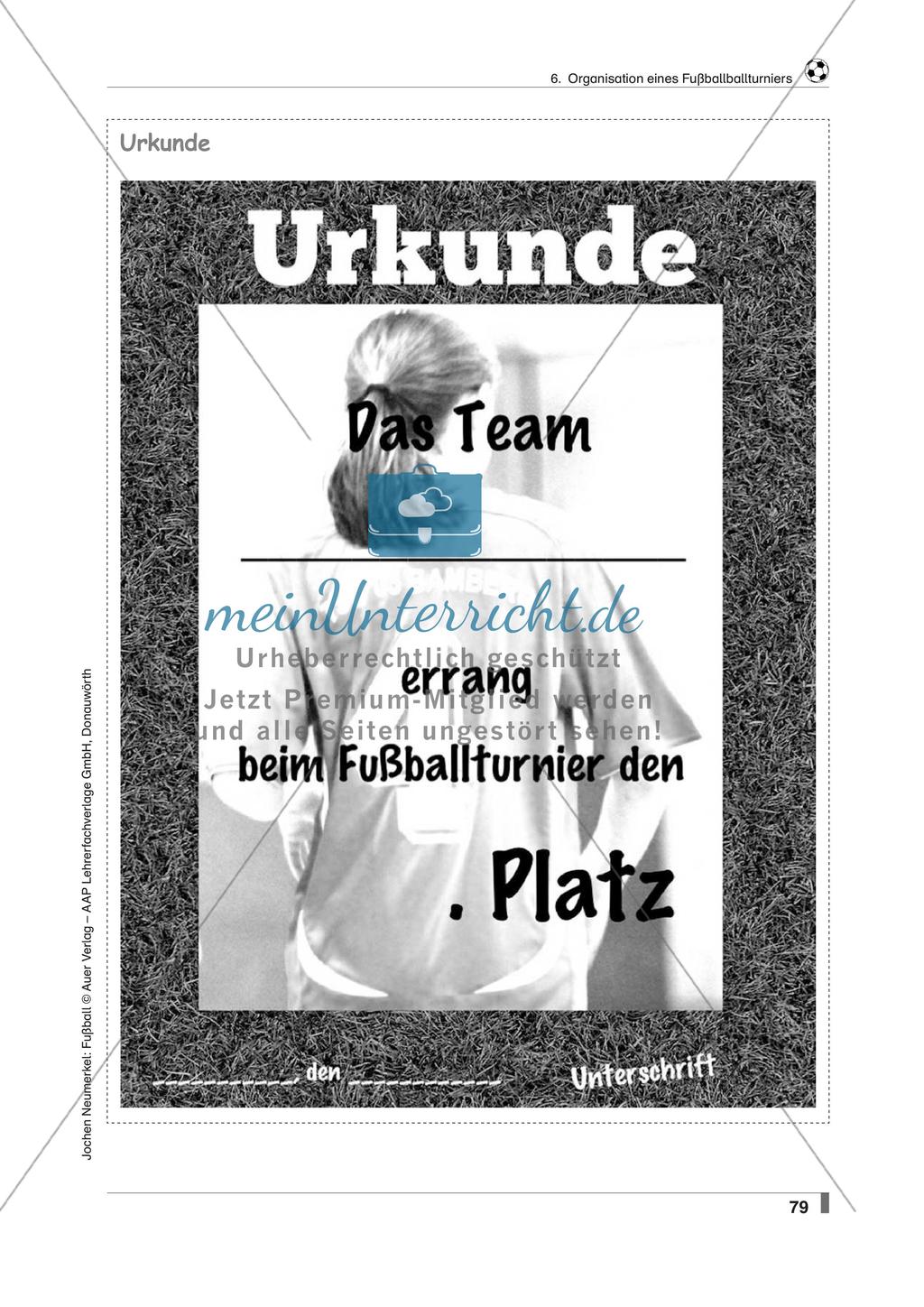 Fußball: Organisation eines Fußballturniers Preview 14