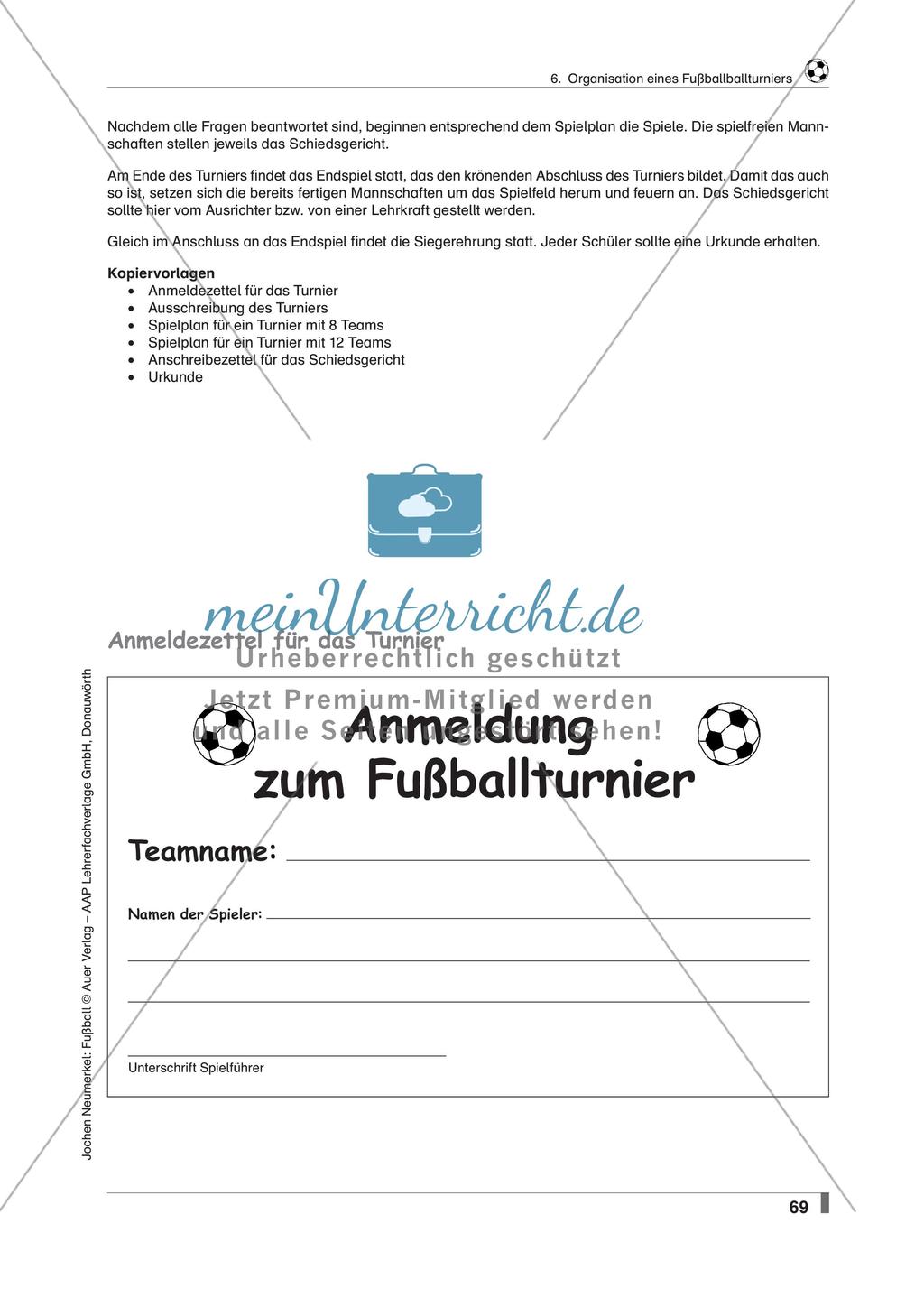 Fußball: Organisation eines Fußballturniers Preview 4