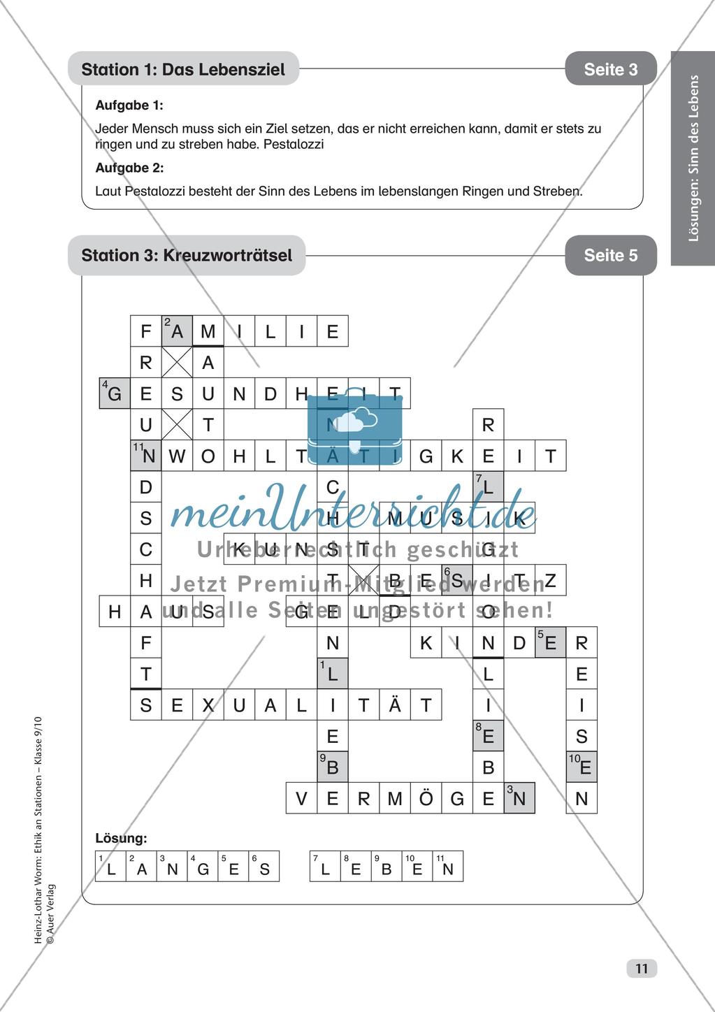 Ethik an Stationen: Sinn des Lebens Preview 13