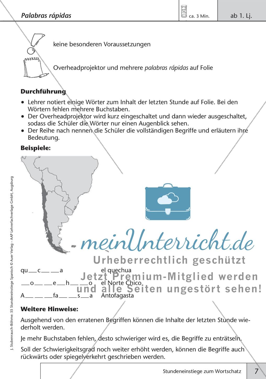 Stundeneinstiege zum Thema Wortschatz Preview 9
