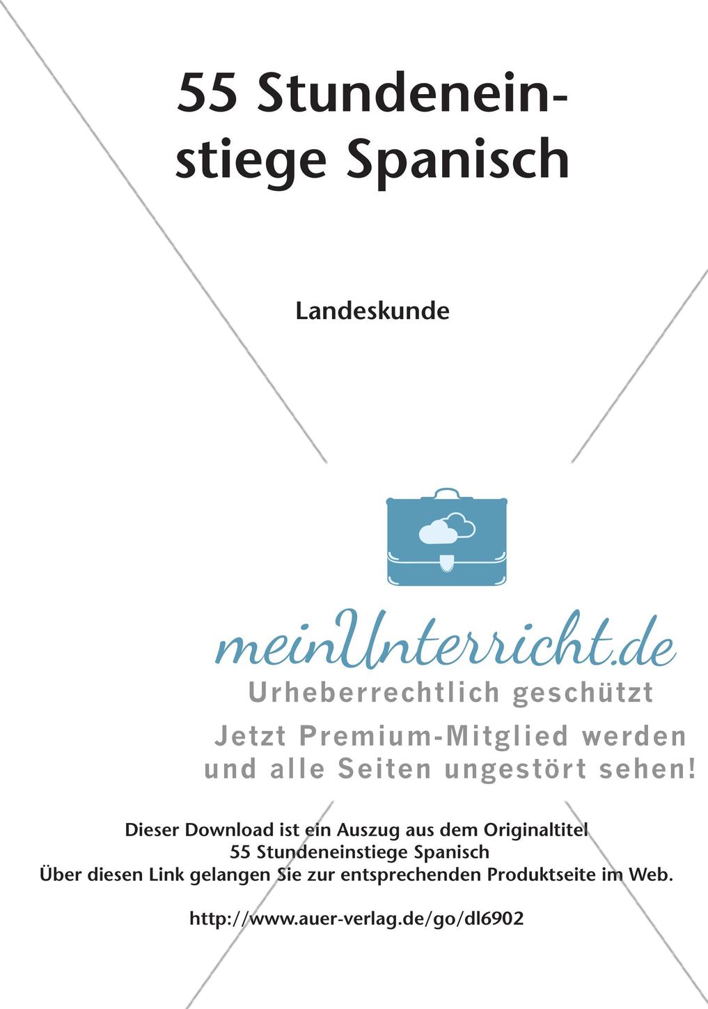 Stundeneinstiege zum Thema Landeskunde Preview 2