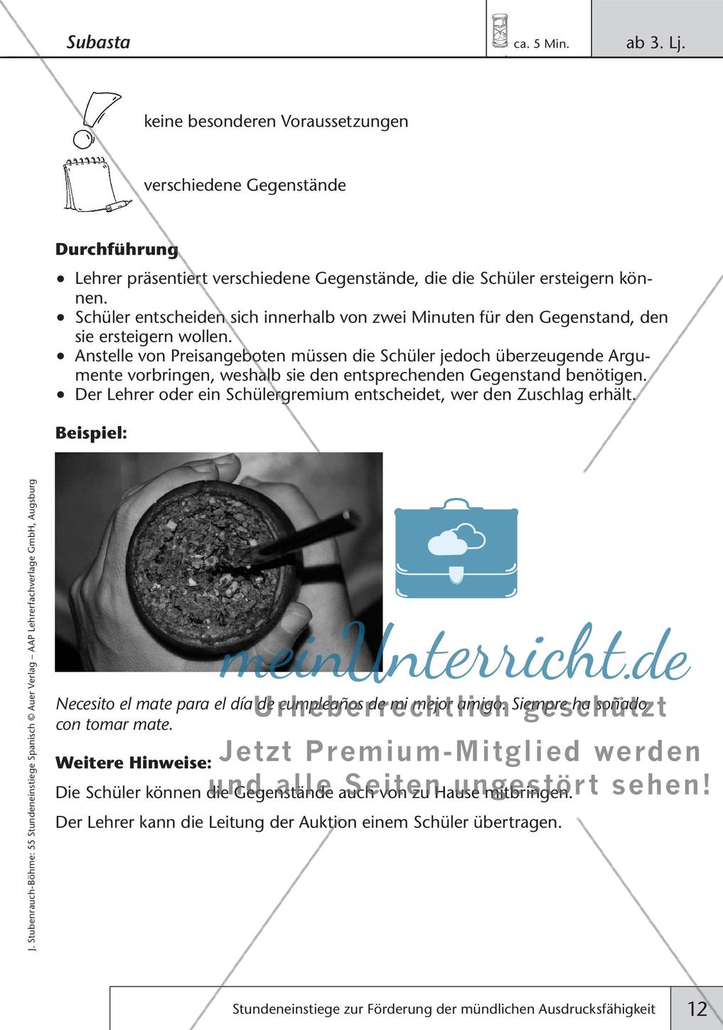 Stundeneinstiege zum Thema Sprachproduktion Preview 14