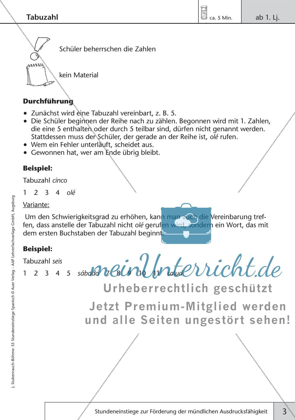 Stundeneinstiege zum Thema Sprachproduktion Preview 5