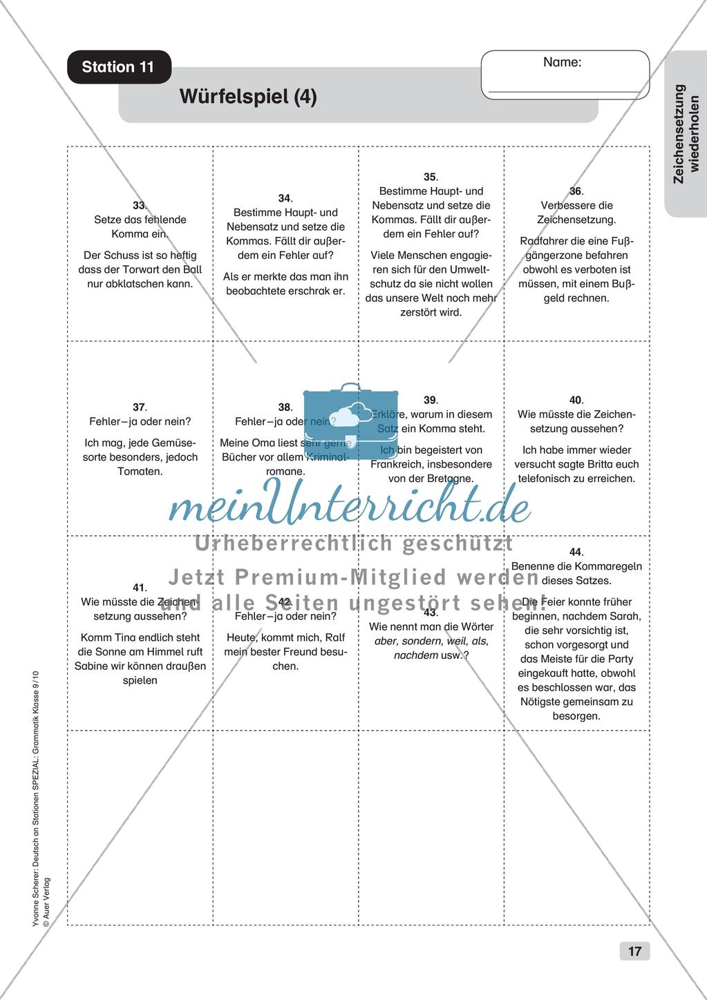 Zeichensetzung Preview 19