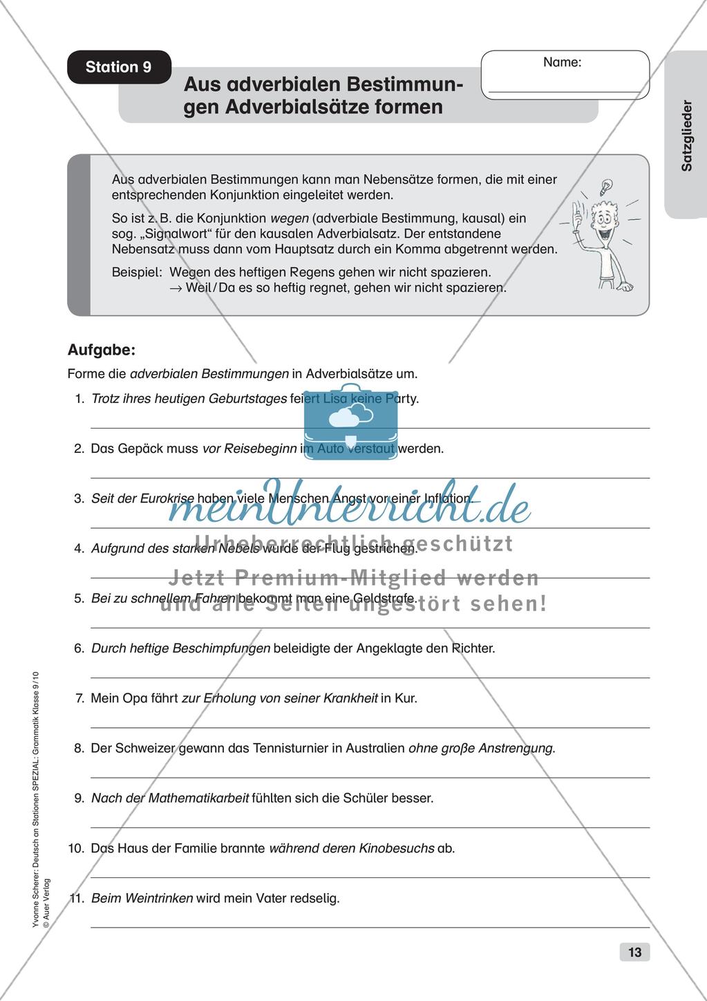 Satzglieder Preview 15