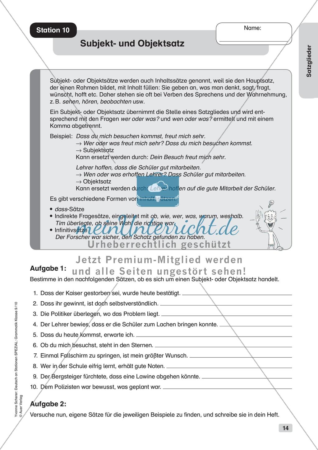 Satzglieder Preview 16